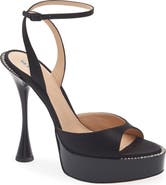 BETZÁBE Alessandra Crystal Embellished Platform Sandal