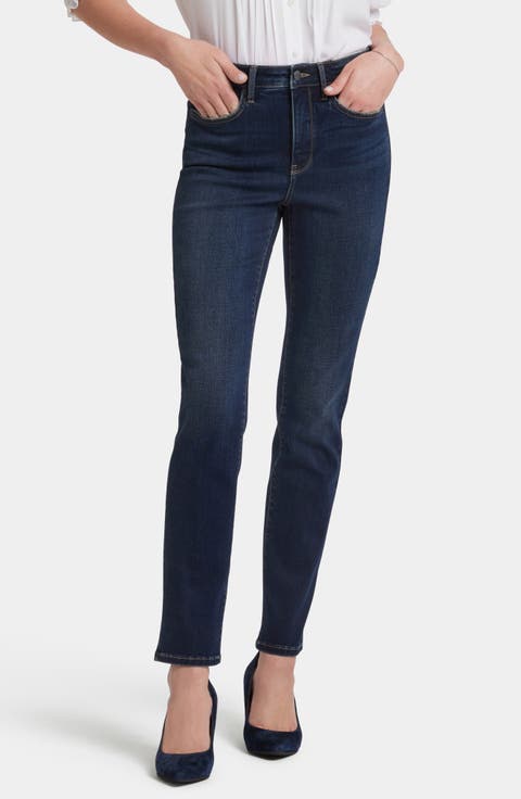 Sheri High Waist Slim Leg Jeans