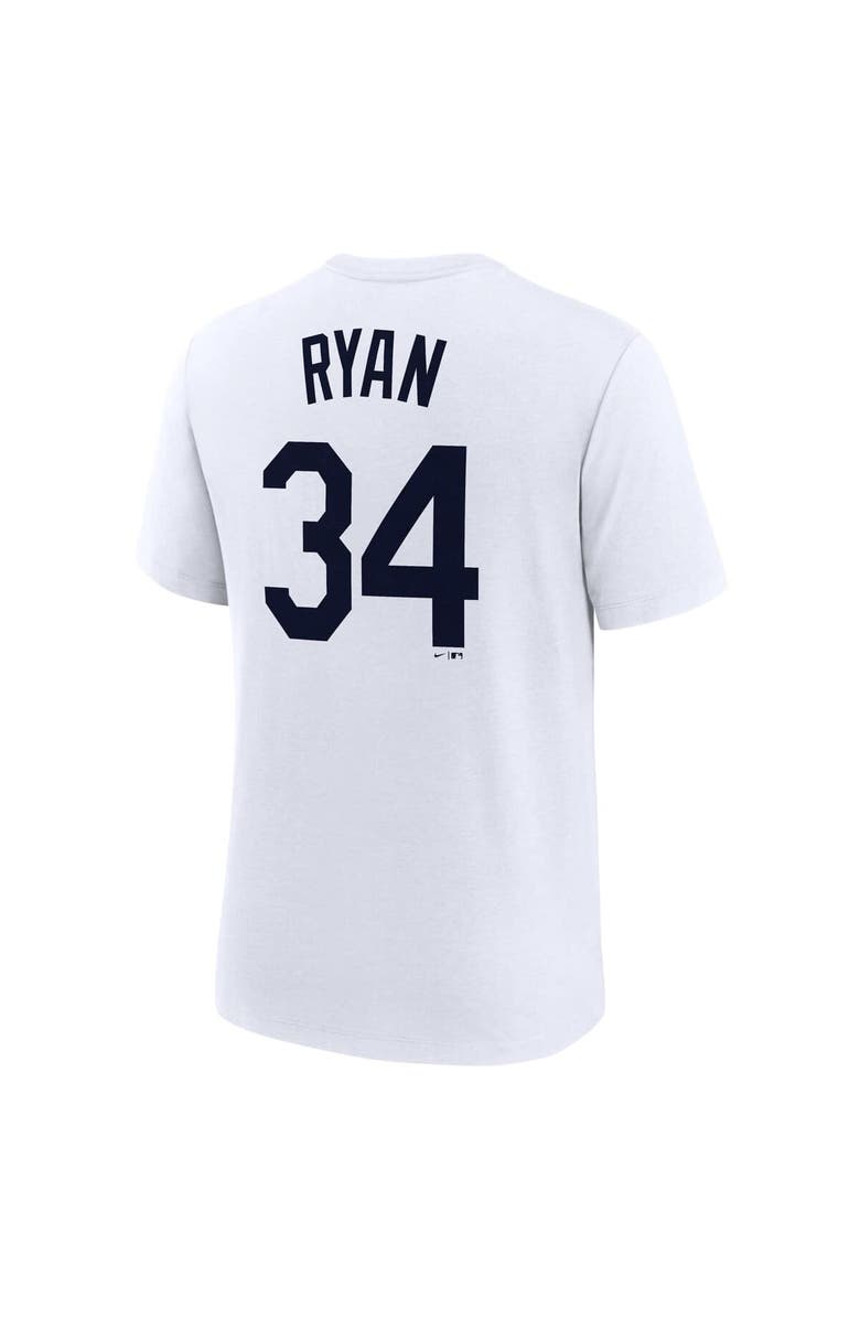 Nike Men's Nike Nolan Ryan White Houston Astros Cooperstown Collection Name & Number Tri-Blend T-Shirt, Alternate, color, White