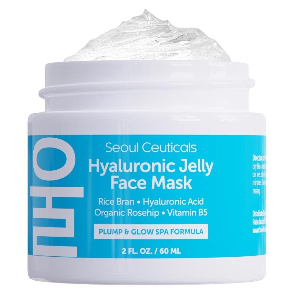 Seoul Ceuticals Korean Skincare Hyaluronic Jelly Face Mask in Clear 