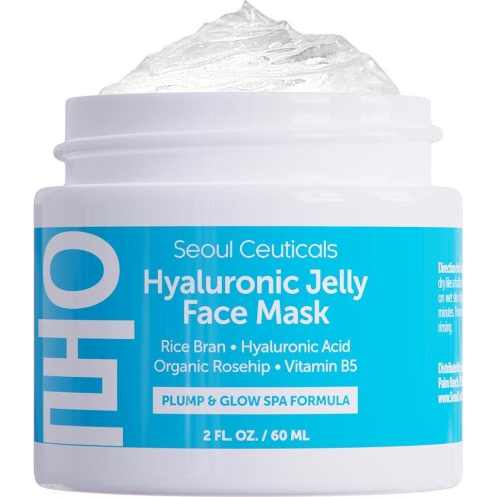 Seoul Ceuticals Korean Skincare Hyaluronic Jelly Face Mask in Clear  product
