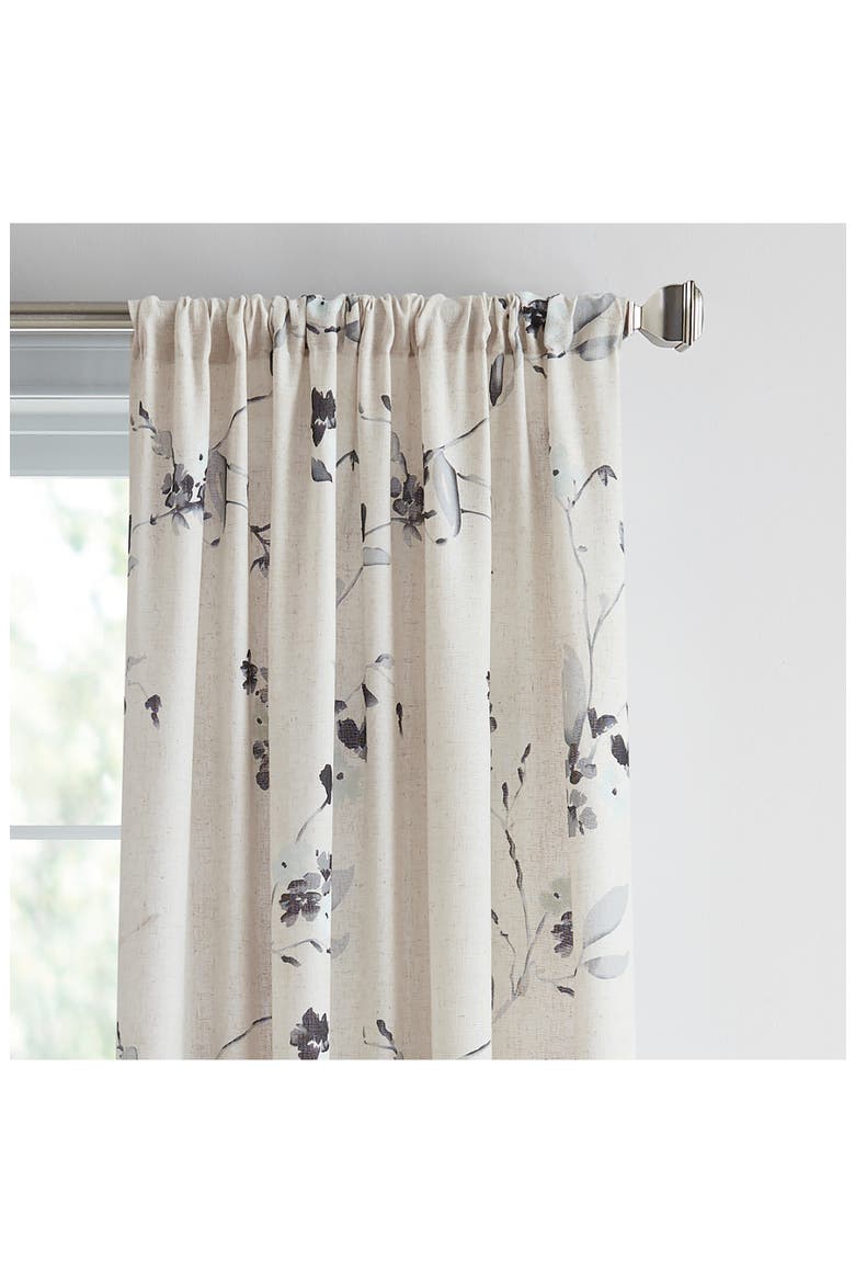 Fontana Set of 2 Curtain Panels, Alternate, color, GREY