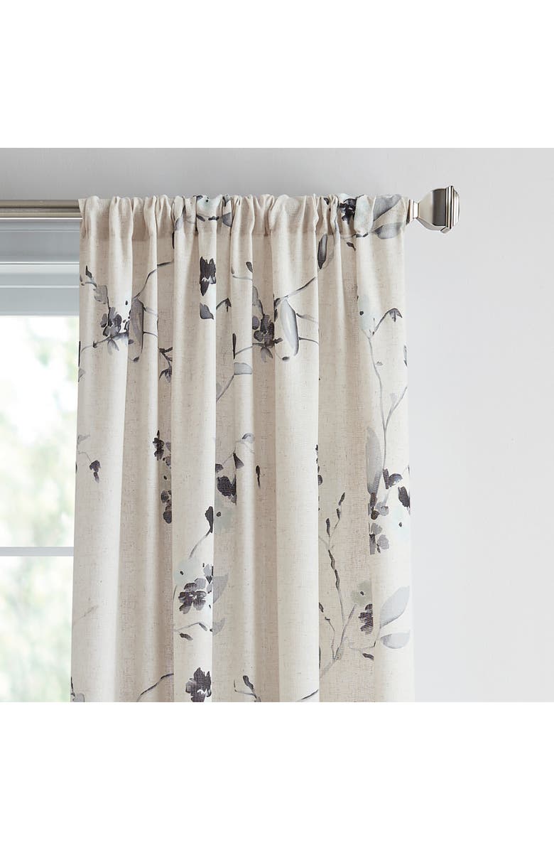 DKNY Fontana Set of 2 Curtain Panels, Alternate, color, Grey