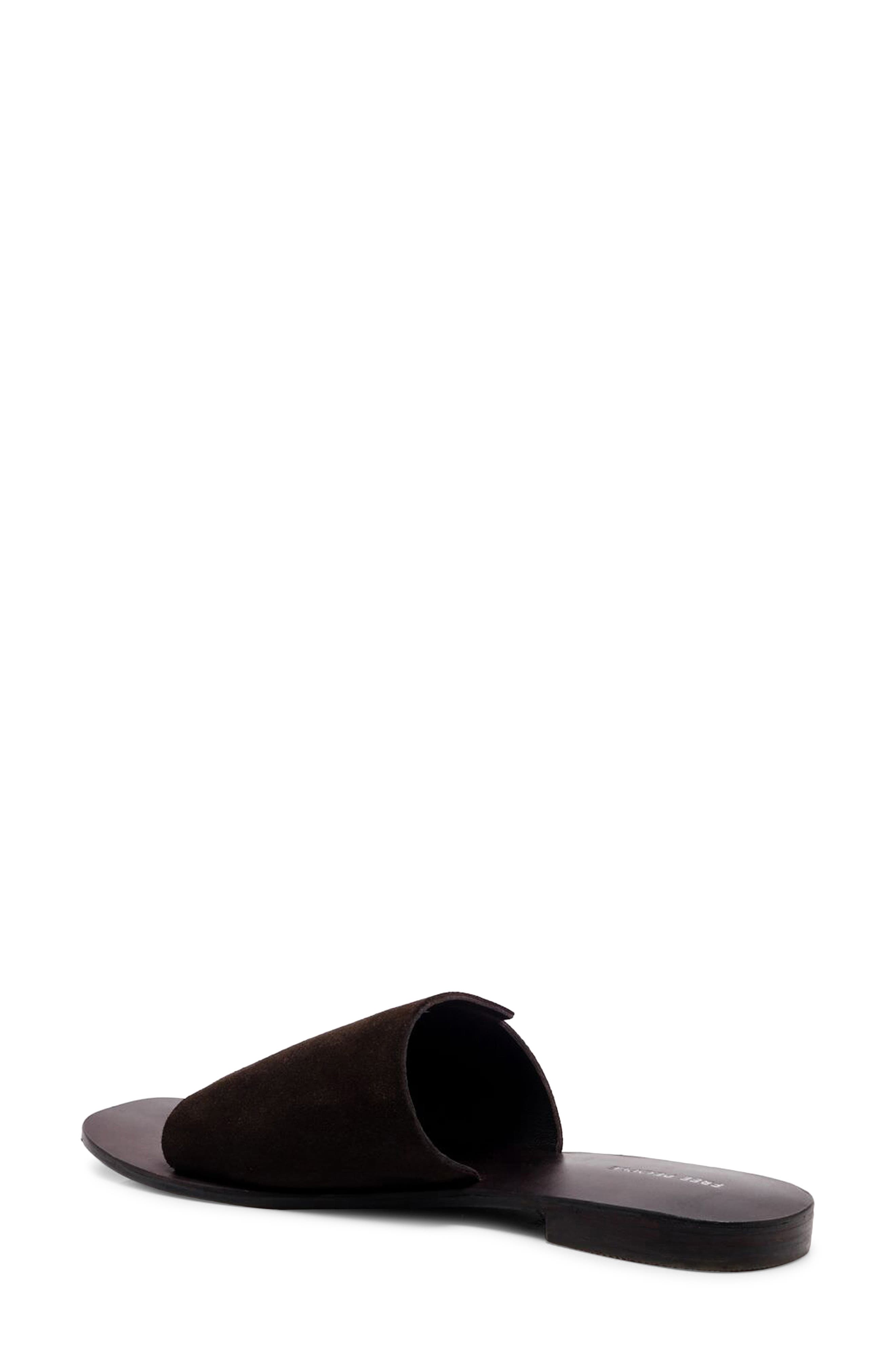 Verona Slide Sandal, Alternate, color, ESPRESSO SUEDE