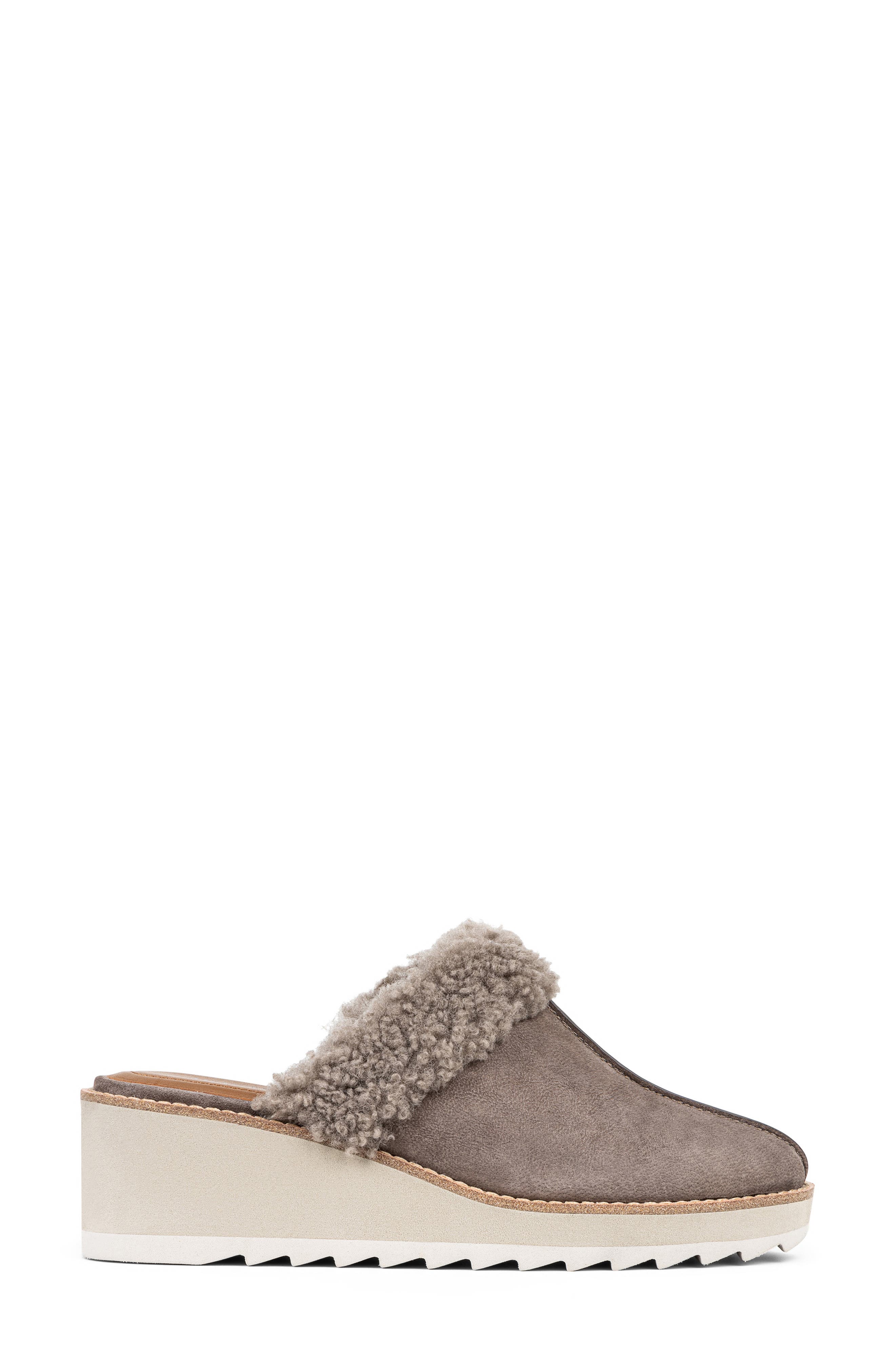 Donald Pliner Wedge Genuine Shearling Cuff Mule, Alternate, color, 