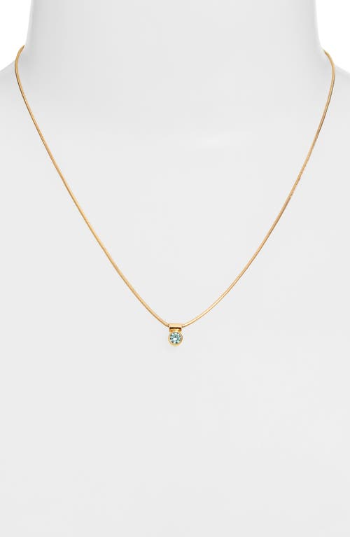 Set & Stones Ellie Birthstone Pendant Necklace In Gold