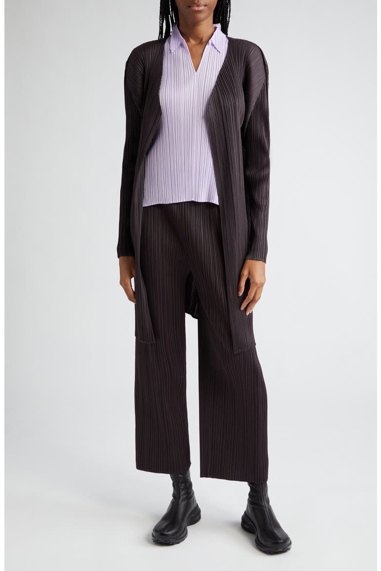 Monthly Colors April Crop Wide Leg Pants, Alternate, color, BLACK PEPPER