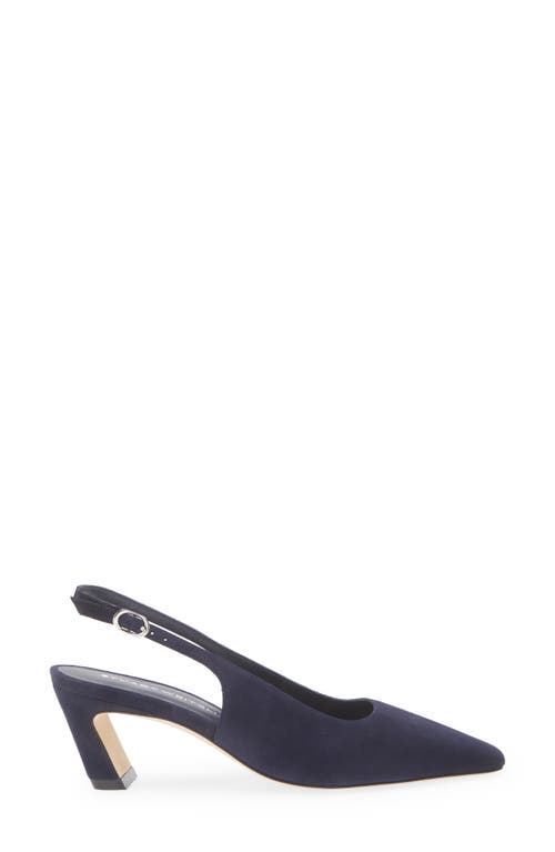 Stuart Weitzman Stassi Slingback 50 Pump In Blue