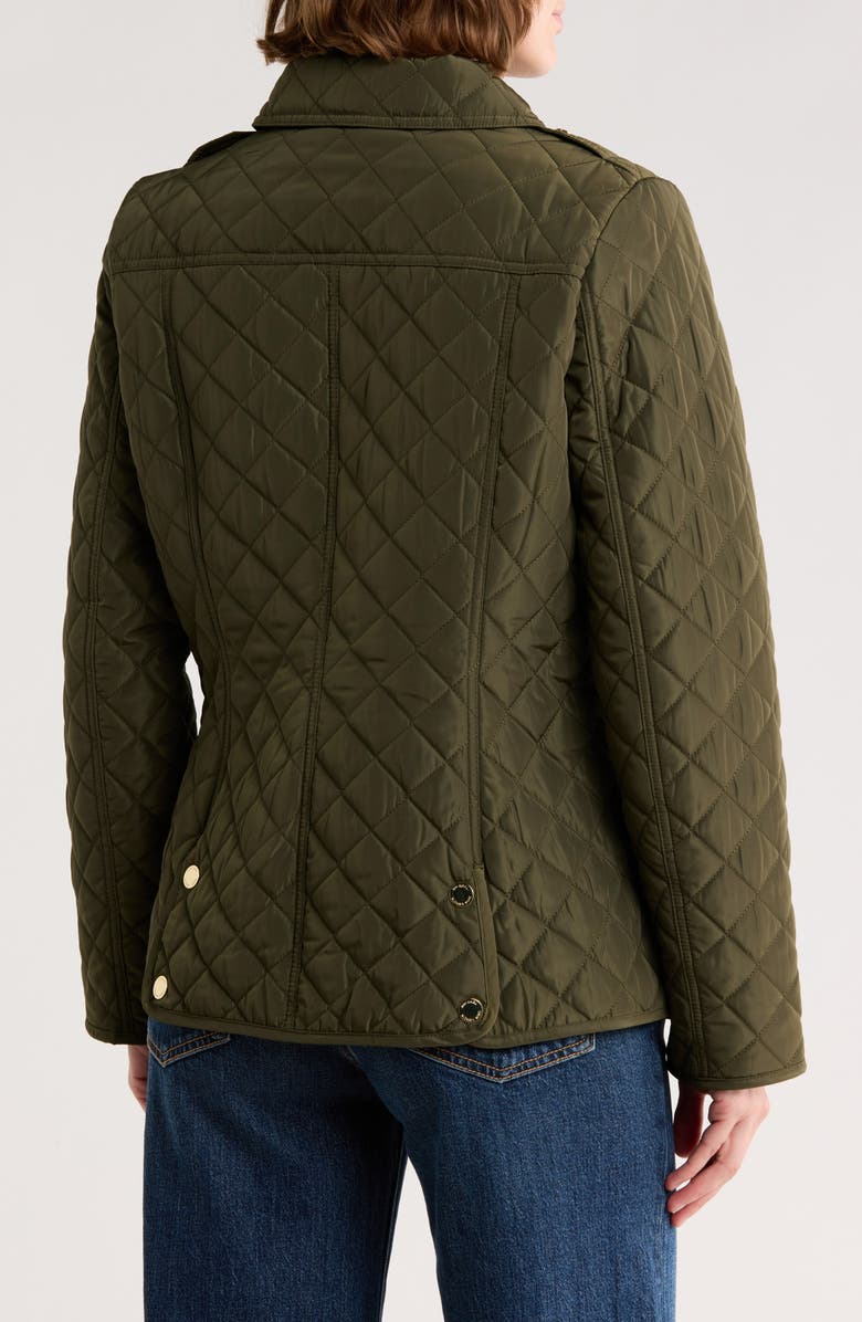 Michael Kors Quilted Jacket, Alternate, color, Olive