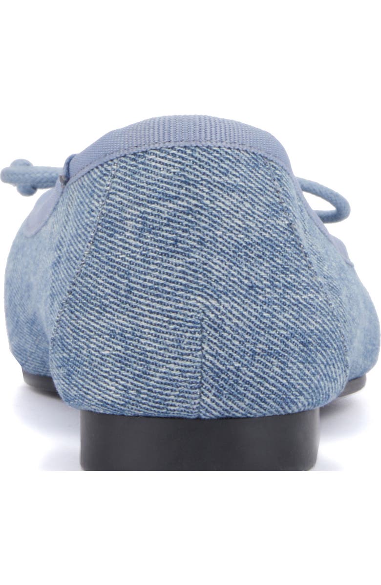 NEW YORK AND COMPANY Paulina Ballet Flat, Alternate, color, Denim