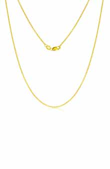 14k Gold Fill Rolo Chain Necklace