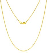 SIMONA 14k Gold Fill Rolo Chain Necklace