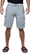 XRAY Belted Cotton Twill Cargo Shorts
