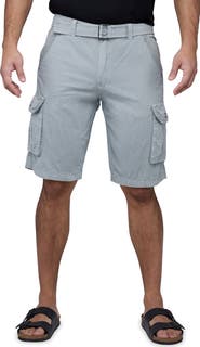 XRAY Belted Cotton Twill Cargo Shorts