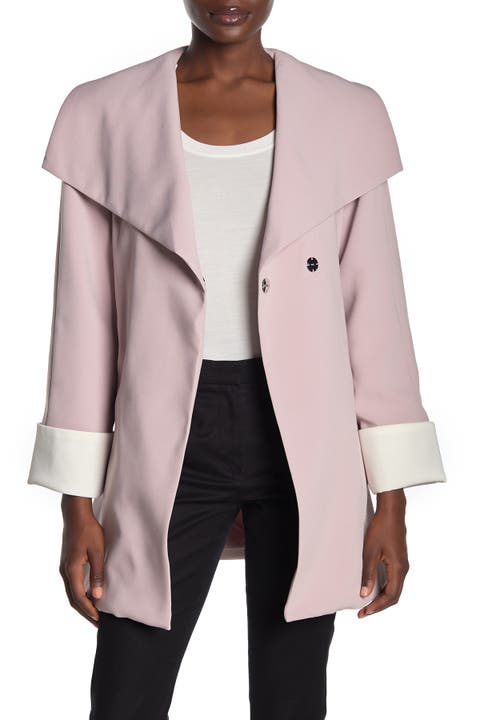 Riley Crepe Drape Jacket