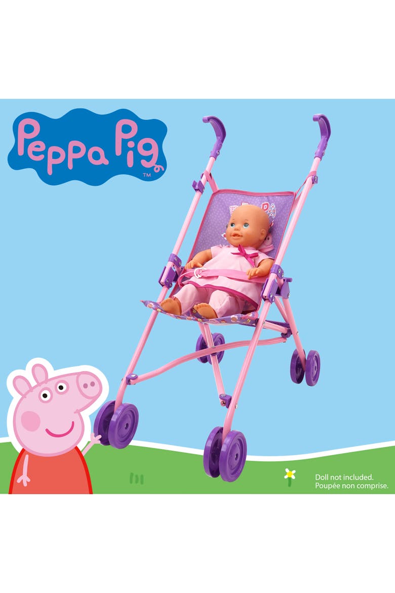 Doll Umbrella Stroller, Alternate, color, Multicolored