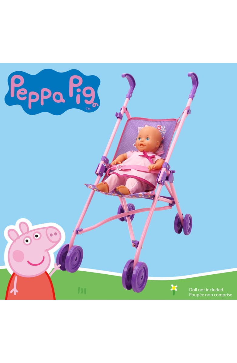 Peppa Pig Doll Umbrella Stroller, Alternate, color, Multicolored