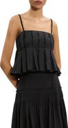 Theory Box Pleat Babydoll Camisole