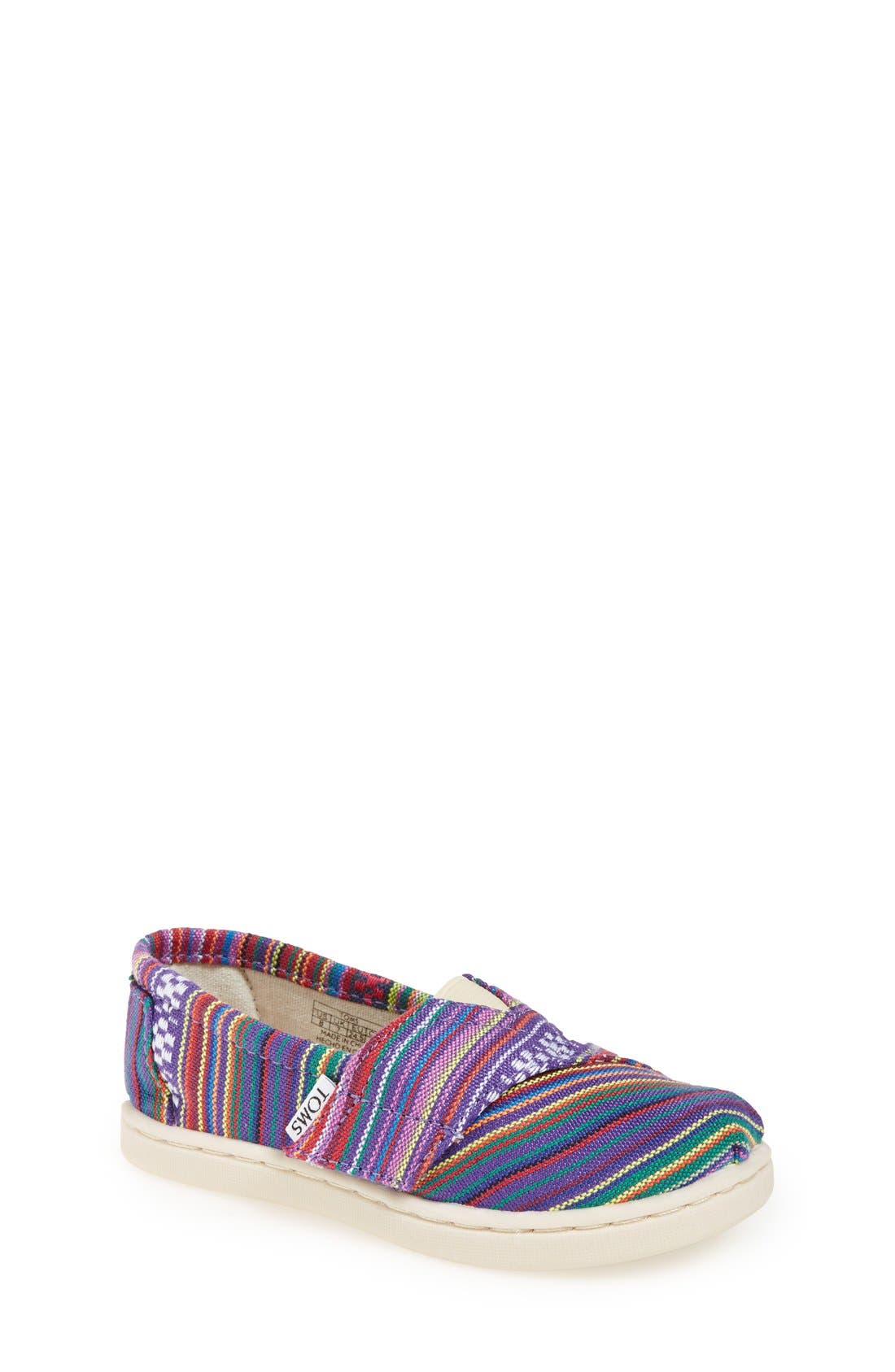 TOMS 'Classic Tiny - Colorblock' Slip-On, Main, color, 