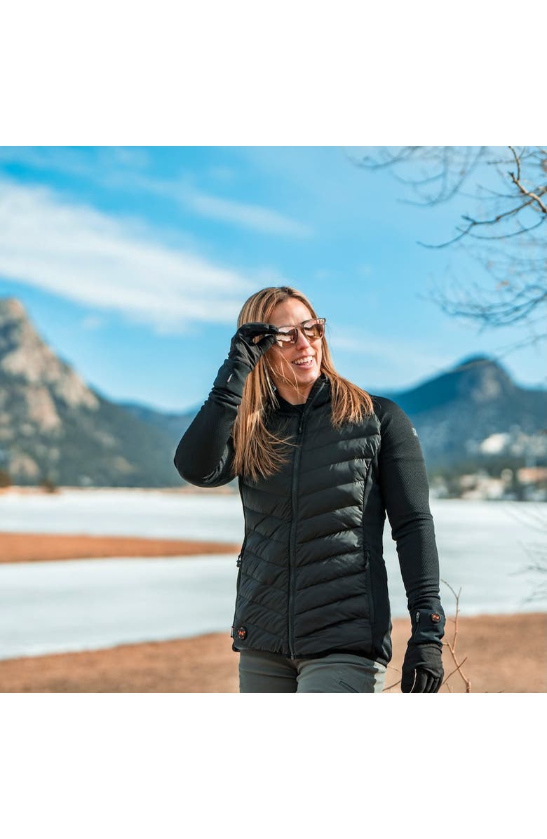 Mobile Warming Ventani Hybrid Packable Heated Jacket, Alternate, color, Black