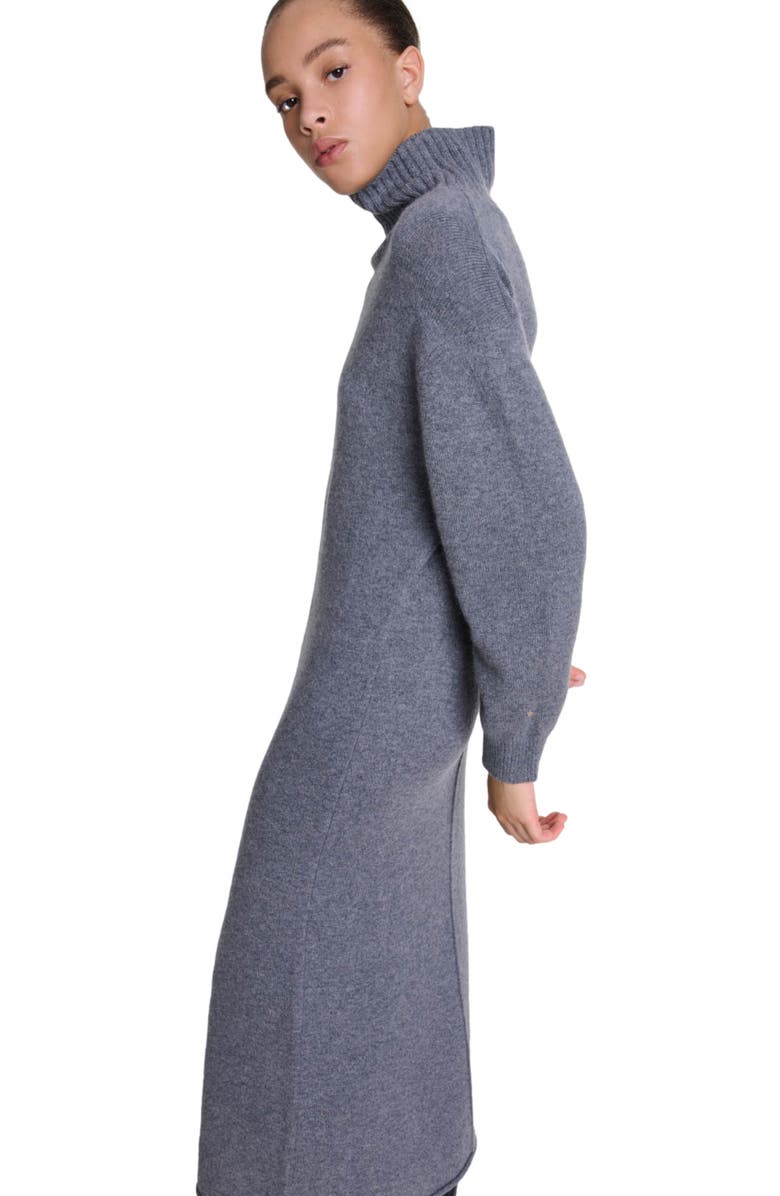maje Knit maxi dress, Alternate, color,