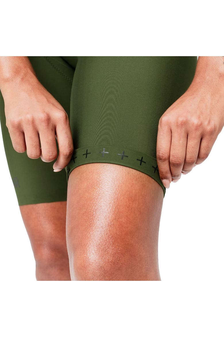 Distance Bib Shorts+ 2.0 - Women's, Alternate, color, Utility Green