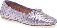Freda Salvador Woven Square Toe Ballet Flat