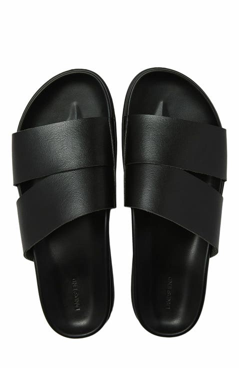Quilted Flat Slide Sandal