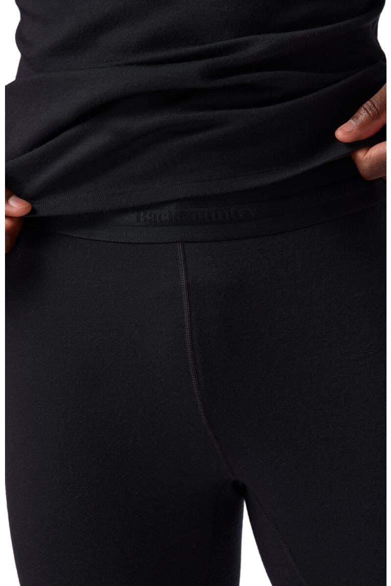 Cedars Rws Merino Mid-Wt Baselayer 3/4 Bottom - Men's, Alternate, color, Black
