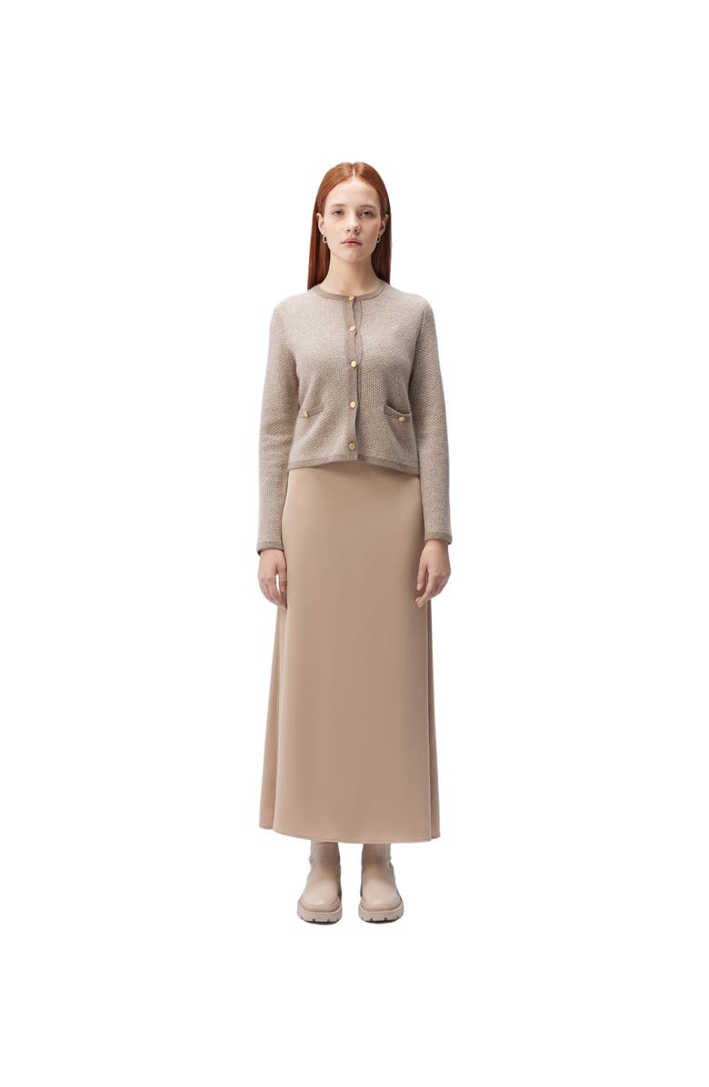 GOBI Mongolian Cashmere Cashmere Jacquard Cardigan, Main, color, 