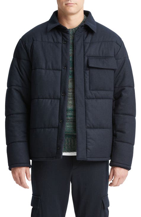 Mens quilted wool jacket hotsell