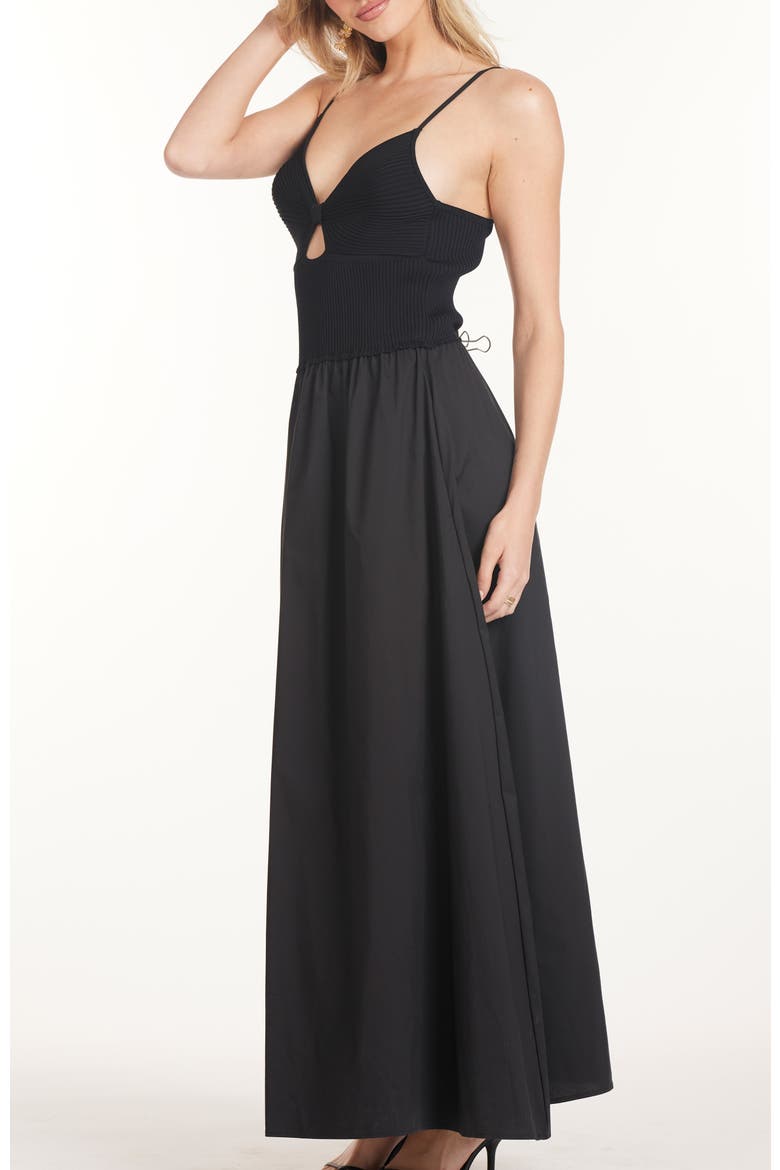 Petra Knot Dress, Alternate, color, Black