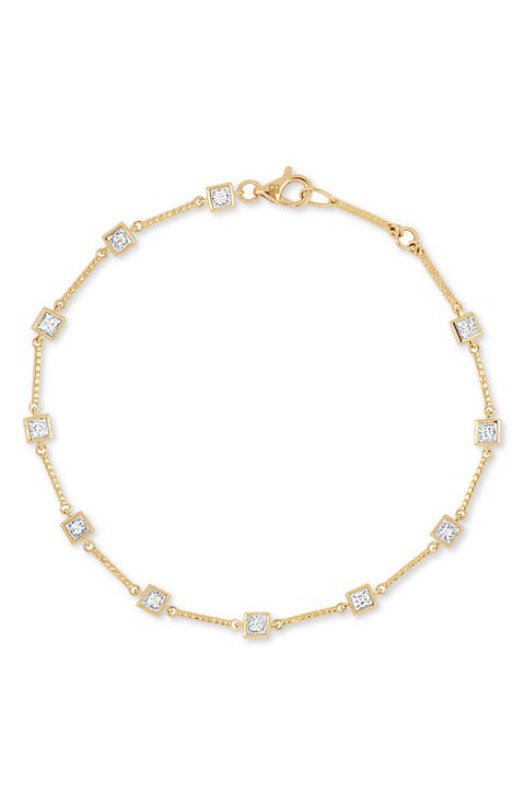 Cleo Monaco Diamond Station Bracelet