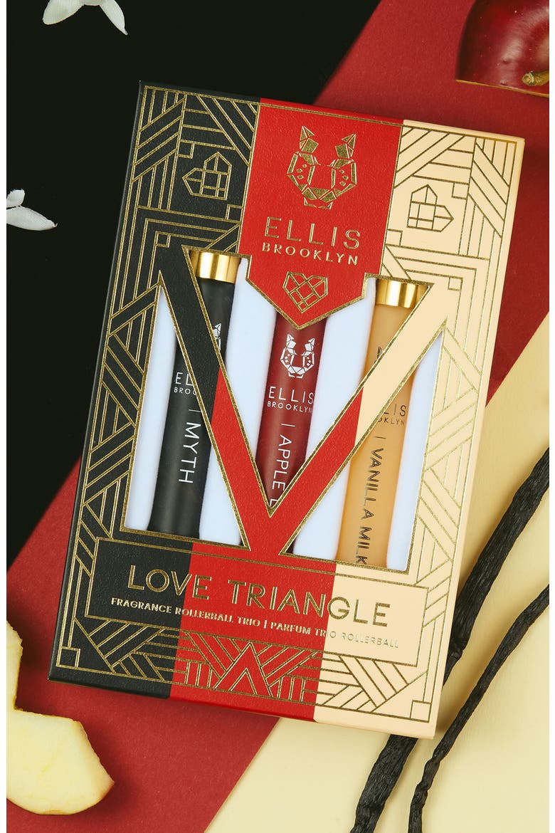 LOVE TRIANGLE Fragrance Rollerball Trio Set (Limited Edition) $99 Value, Alternate, color, NO COLOR
