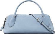 Tory Burch Lock Suede Top Handle Bag