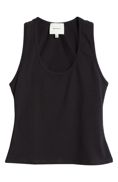 Reformation Archie Organic Cotton Blend Jersey Tank