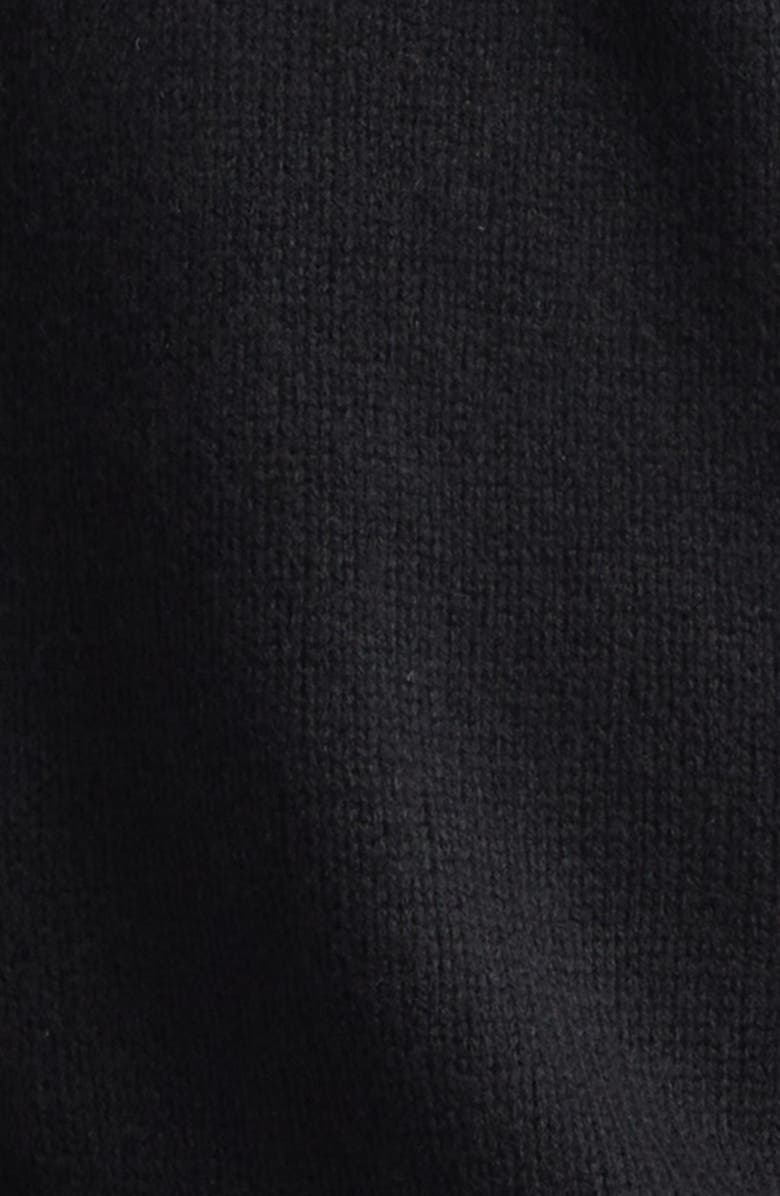 Yohji Yamamoto Distressed Wool Crewneck Sweater, Alternate, color, Black