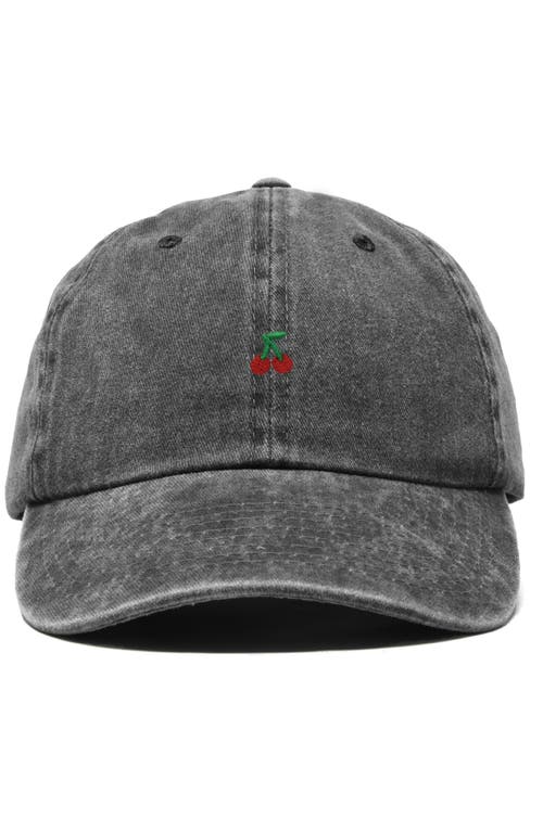 Dalix Lil Cherry Dad Cap In Black