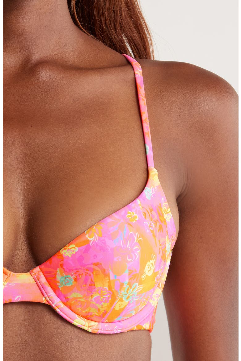 Underwire Bikini Top, Alternate, color, SUNRISE KISS