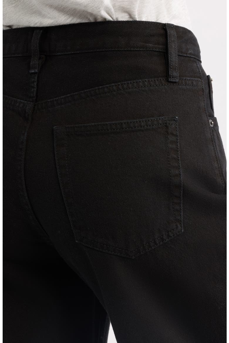 The Bow Wide Leg Jeans, Alternate, color, BLACK