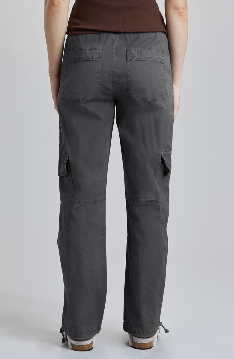 SUPPLIES BY UNIONBAY Tabitha Straight Leg Stretch Cotton Twill Cargo Pants, Alternate, color, Galaxy Grey