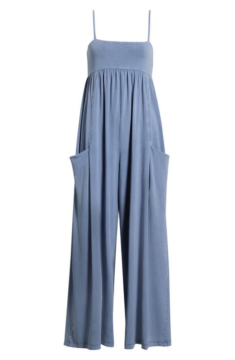 FP Movement Hot Shot Strappy Stretch Cotton Jumpsuit
