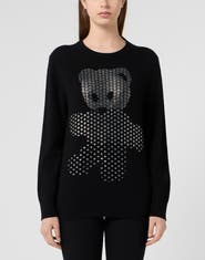 PHILIPP PLEIN Wool Cashmere Pullover Teddy Women