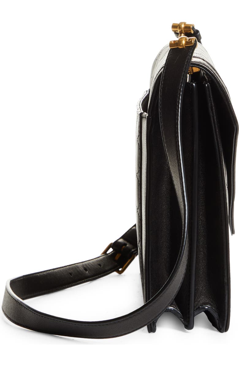 Saint Laurent Gaby Quilted Leather Shoulder Bag, Alternate, color,