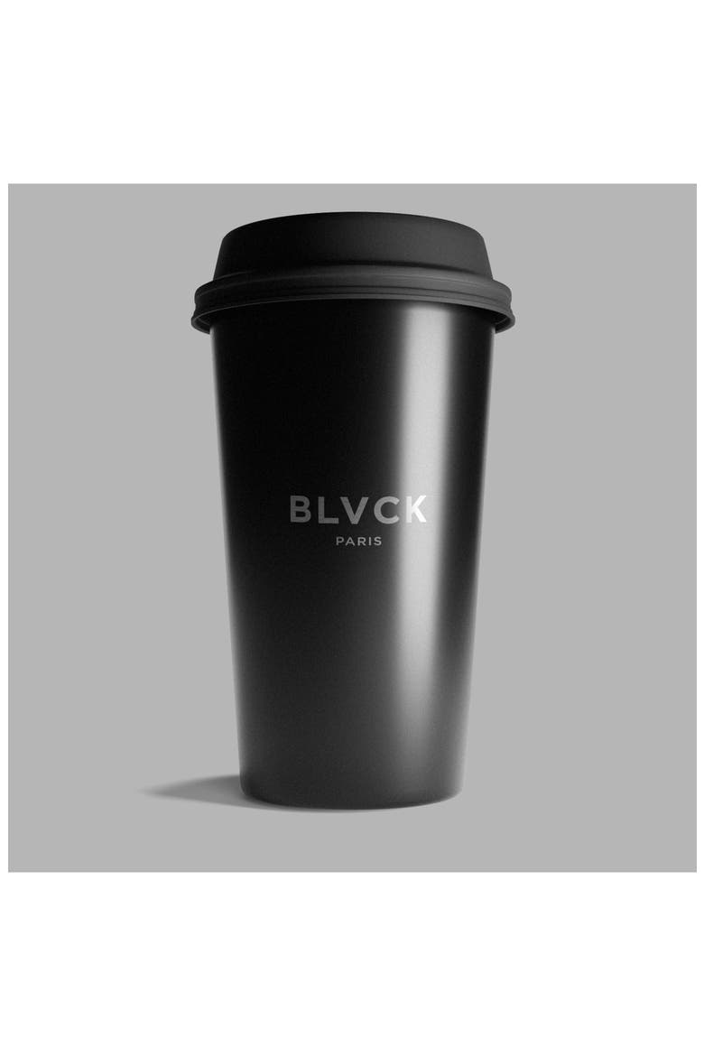 Blvck Coffee Cup, Alternate, color, Black