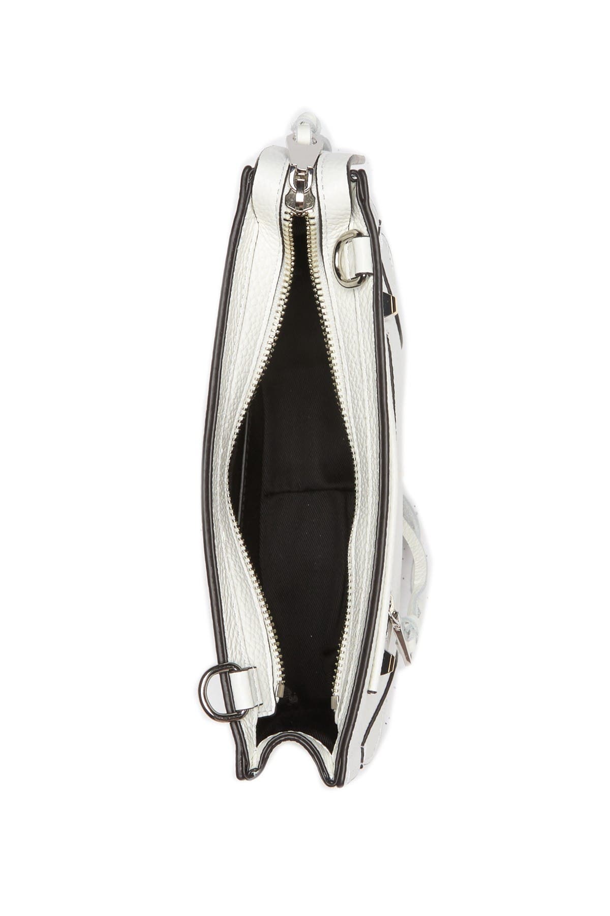Regan Leather Crossbody Bag, Alternate, color, OPTIC WHIT