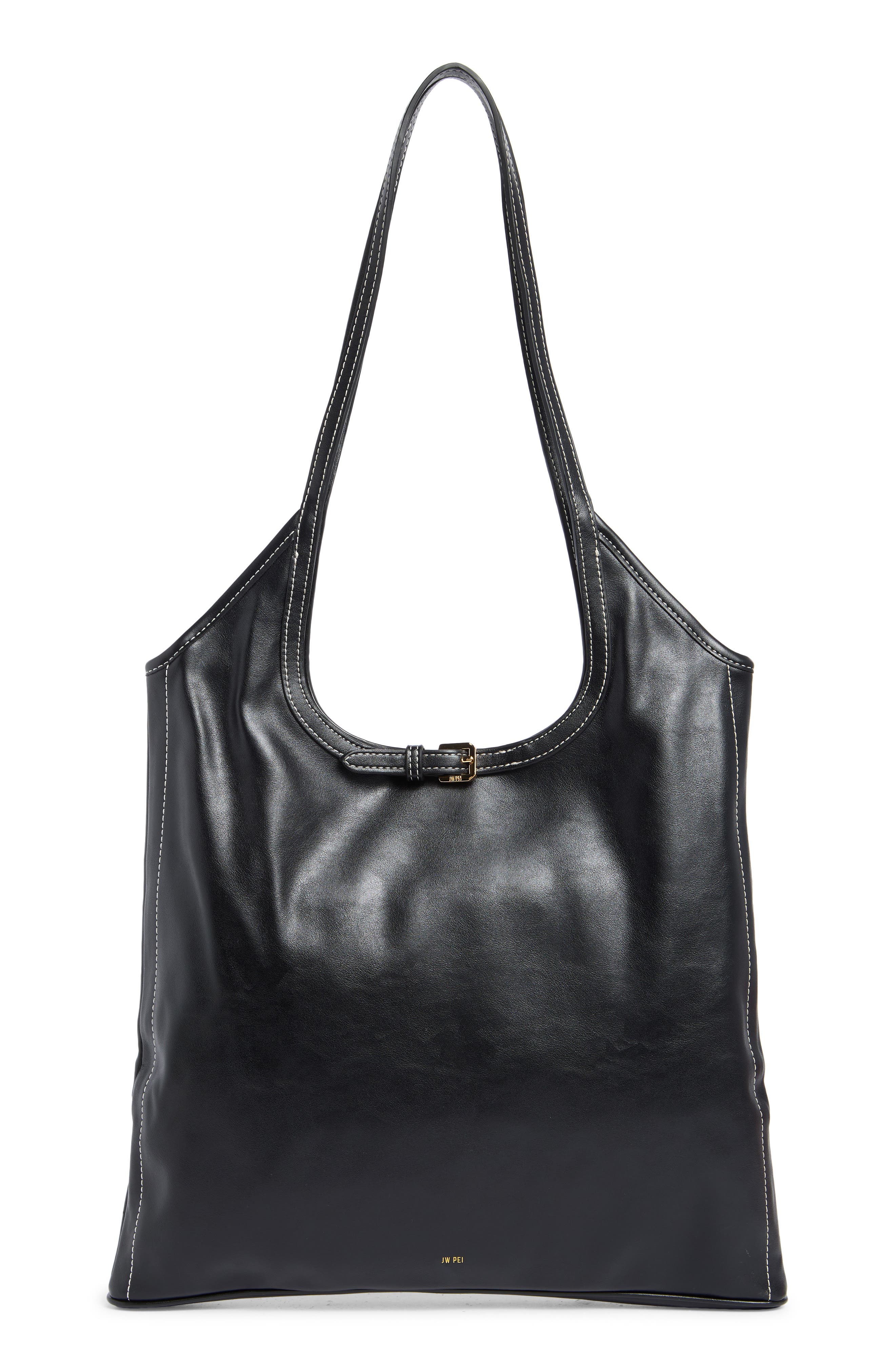 Brooke Belted Faux Leather Tote