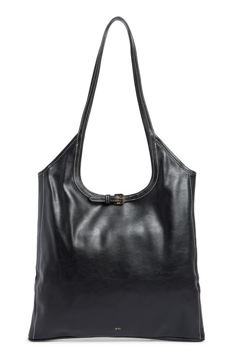 Brooke Belted Faux Leather Tote