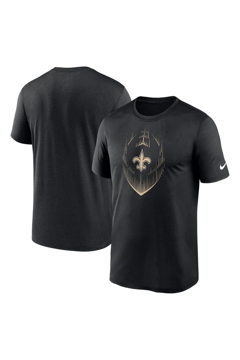 Men's Nike Black New Orleans Saints Primetime Legend Icon Performance T-Shirt, Alternate, color, Black