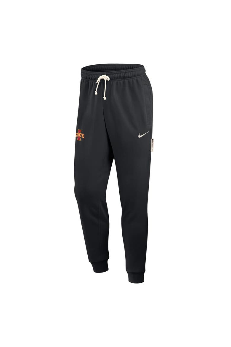 Men's Nike Black Iowa State Cyclones 2025 Sideline Performance Taper Pants, Alternate, color, Black